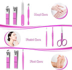 Manicure Set 8 in 1 Nail Clipper Set, Fingernail & Toenail Clippers, Manicure - Image 2