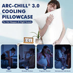 Elegear Cooling Pillow Cases for Hot Sleepers, Soft Silky Pillowcases for Hair - Image 8