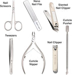 Beauty Power Manicure Pedicure Set 7-in-1 Stainless Steel, Ultra Sharp - Image 9
