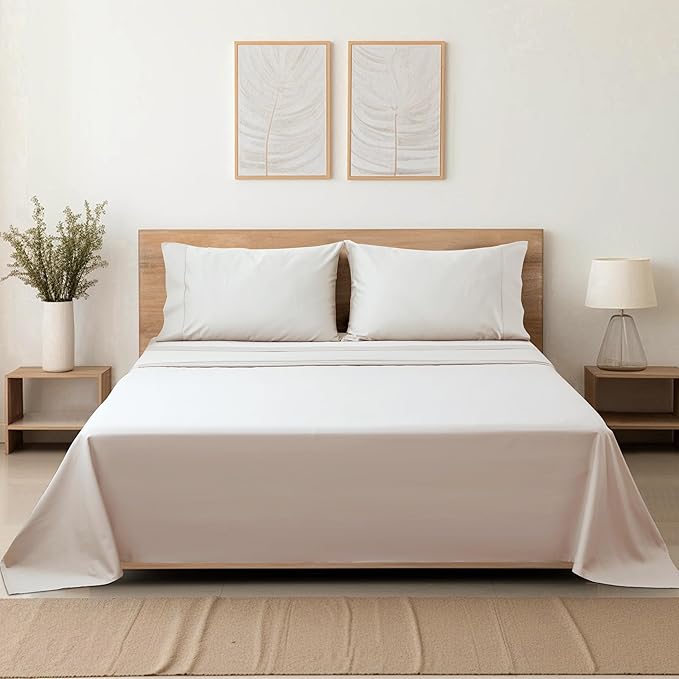 Cotton Queen Sheet Only, 600 Thread Count 100% Egyptian Cotton Top Sheet 1Pcs - Image 8