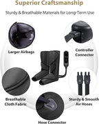 FIT KING Leg Massager for Circulation and Pain Relief, Air Compression Leg and - Image 8