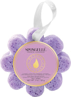 Spongellé French Lavender Wild Flower Bath Sponge | Built-in Body Wash & Body by Spongell%C3%A9