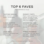 Top 6 Faves - Set of 6 Premium Fragrance Oils - Love Spell, Tahitian Vanilla - Image 2