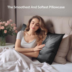 INFIIXSO Silk Pillow Cases 2 Pack Standard Size, Ultra Smooth & Soft Mulberry - Image 7