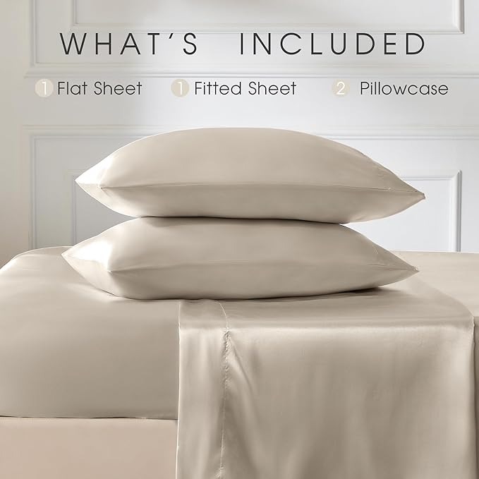 FreshCulture Satin Sheets King Size - Image 3