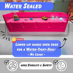 Tub Topper® Bathtub Splash Guard & Bath Shelf - Image 4