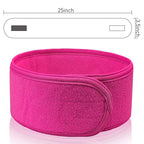 Denfany 3 Pack Makeup Headband, Ultra Soft Adjustable Spa Facial Headbands - Image 2