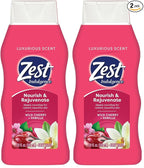 Zest Body Wash - Infused with Wild Cherry and Vanilla - Hydrating Body Soap - by Zest