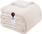 Electric Heated Blanket Full Size 72"x84", Soft Flannel by Soypipo