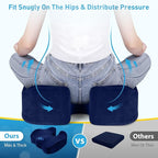 BlissTrends Seat Cushion, 5.2in Thick Memory Foam Cushions - Image 4