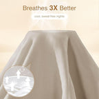 SONORO KATE 100% French Linen Duvet Cover Queen Size, Soft Breathable - Image 3