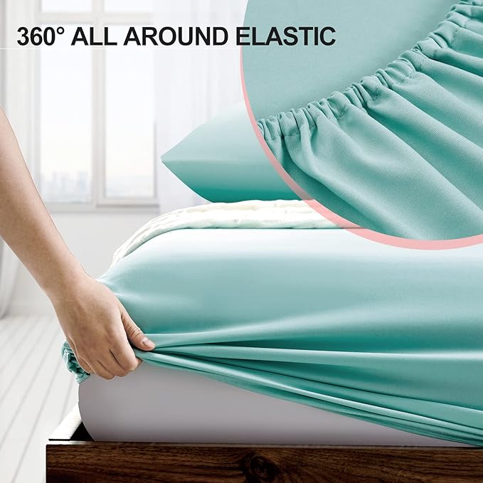 FreshCulture Twin Fitted Sheet Only 2 Pack - Image 3