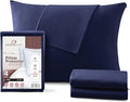 CirclesHome Pillow Protectors 4 Pack King Zippered by CirclesHome