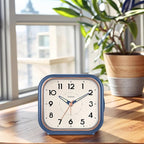 Tinload 4.3" Vintage Retro Analog Alarm Clock, Super Silent Non Ticking Clock - Image 8