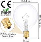 Simba Lighting Small Globe G16.5 Round Bulb 40W E12 Candelabra Base - Image 2