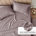 CozyLux Satin Sheets Full Size Sheets - Image 3