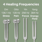 Resonance Tuning Fork for Healing Set – 128Hz, 384Hz for Stress Relief - Image 3