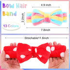 Jutom 74 Pcs Spa Headband Set 37 Styles Coral Fleece Terry Cloth Facial Hair - Image 2
