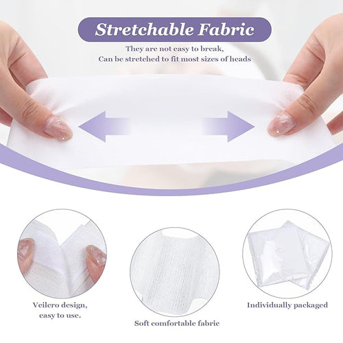 150 Count Disposable Spa Facial Headbands - Image 2