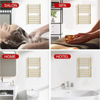Heated Towel Racks for Bathroom, Wall Mounted Electric Towel Warmer Racks - Image 6