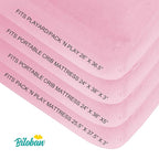 Biloban Pack and Play Sheets Fitted, 2 Pack Pack and Play Sheet Fits - Image 2