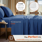 LBRO2M Split King Sheet Sets for Adjustable Bed 1000 Thread Count 100% Egyptian - Image 3