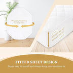Quilted Fitted Twin XL Mattress Pad Cover, Waterproof Mattress Protector - Image 6