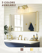 FEMILA Champagne Gold Bathroom Vanity Light, 2-Light Vanity Lighting fixtures - Image 5