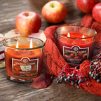 Colonial Candle Apple Orchard Scented Jar Candle, 2 Wick, 3.5 oz, Mottled Wax - Image 6