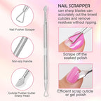 Makartt Cuticle Trimmer with Cuticle Pusher - Image 4