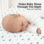 KeaBabies 2-Pack Organic Crib Sheets - Image 5