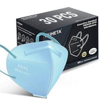 HUHETA KN95 Face Mask, 30 Pack Individually Wrapped, 5-Ply Breathable & by HUHETA