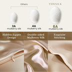 THXSILK 100% Silk Pillowcase for Hair and Skin Luxury 25 Momme Mulberry Silk - Image 2