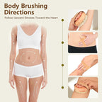 Dry Brushing Body Brush Set for Body and Face, Boar Bristle Body Scrub Brush - Image 6