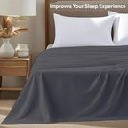 GOLD TEXTILES Queen Flat Sheet 12 Pack – Brushed Microfiber Top Sheets - Image 6