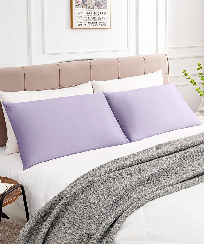 Warmstar Cotton Pillow Cases King Size Set of 2, 600 Thread Count Pillowcases - Image 2