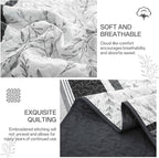 Quilt Set King Size, 3 Piece Soft Lightweight Microfiber Quilt Bedding Set - Image 5