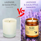 Aromatherapy Candles, 2 Pack Lavender Eucalyptus Scented Candles Stress Relief - Image 3