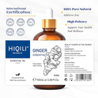 HIQILI Pure Ginger Essential Oil 3.38 Fl Oz, Pure Natural Premium Ginger Oil - Image 8
