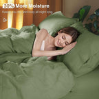 SONORO KATE 100% French Linen Duvet Cover Queen Size, Soft Breathable - Image 4