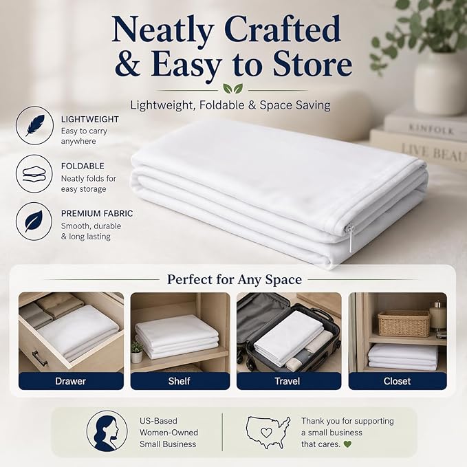 evoLive 100% Rayon Derived from Bamboo Cooling Breathable Body Pillow - Image 9