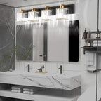 Aipsun Bathroom Vanity Light Fixtures Crystal Vanity Light - Image 5