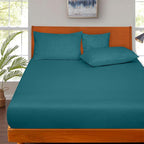ROYALE LINENS 300 Thread Count 100% Long Staple Combed Cotton Fitted Sheet King - Image 5
