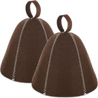 JaGely Sauna Hat for Men Women Sauna Hat Vaporarium Cap Russian Banya Cap for by JaGely