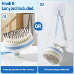 Scalp Massager with Double-Layer Bristles, Anti-Slip Rich-Lathering Hair - Image 8