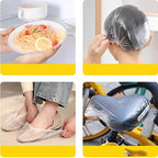 200 PCS Disposable Shower Caps Thickened Waterproof Hair Bath Caps - Image 6