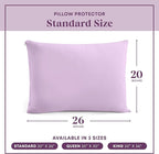 CirclesHome Pillow Protectors 2 Pack Standard Zippered - Image 6