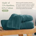 Springtree Home Luxury Viscose from Bamboo Bath Towel Set of 4 | 35% Viscose - Image 3