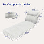 Bath Pillows for Tub Full Body, Large Mesh tub Pillow for Bathtub for Head - Image 7