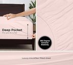 Royale Linens Fitted Sheet Twin XL - Image 3